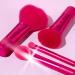 Real Techniques Limited Edition High Shine Mini Brush Kit - 4 Piece Travel Size Set for Liquid & Powder Makeup Coverage - Buy Online on GoSupps.com