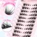 DIY Individual Lash Extension Kit - Fluffy Mink Fox Eye Lashes - Natural Look - 80pcs 10pairs - X-Cluster Lashes Kit 8-16MM - Buy Online on GoSupps.com