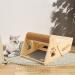 Yiotl Cat Hammock with Scratching Post - Elevated Sleeping Bed and Sisal Scratching Toy for Indoor Cats - Buy Online on GoSupps.com