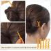 48 Metal-Free Bobby Pins with Sturdy Wave Design in Brown - Hair Grip Pins for Women & Girls | Includes Storage Box - Buy Online on GoSupps.com