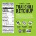 Spicy Keto Thai Chili Ketchup by Halo and Cleaver - No Sugar Added | Whole 30 Banana Ketchup - 13 oz (2 Pack) - Buy Online on GoSupps.com