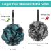 10 Pack 55g Bath Shower Loofah Sponges - Exfoliating Body Scrubber for Men and Women - 5 Color Options - Face & Body Exfoliator - Buy Online on GoSupps.com