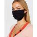 Oscar Apparels Reusable Face Mask 100% BCI Cotton with Elastic Loop Adult (5 Pack) One Size (Pack of 5) Black - Buy Online on GoSupps.com