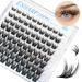 ESHARP Lash Clusters 3D Individual Cluster Eyelash Extensions 8-16mm Portable DIY Lash Extension C Curl Eyelash Clusters Soft & Comfortable Natural Looking