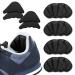 Sibba 6 Pairs Shoe Fillers for Big Shoes Includes 2 Pairs Adjustable Toe Filler Inserts and 4 Pairs Heel Grips Liner Insert Preventing Too Big Shoe Relieve Pain Foot Care Protector 6 Pairs Black