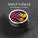 Buy Guitar Collection Mini Round Pill Box - 3 Compartment Travel Organizer for Home & Office - Portable Medicine Case - Buy Online on GoSupps.com