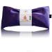 Blissful Being Lavender Eye Pillow | Hot or Cold Weighted Satin Eye Mask perfect for Sleeping  Yoga  Meditation | Gifts for Women  Birthday  Teachers | Natural Herbal Relaxation | Made in USA (Amethyst)
