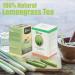 Pure Natural Lemongrass Tea - Organic Caffeine-Free Herbal Infusion for Relaxation and Refreshment Non-GMO caffeine free great hot and Iced go vital - Buy Online on GoSupps.com