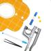 LYNDA Snaps and Snap Pliers Set - 360 T5 Plastic Buttons for Sewing and Crafting - Buy Online on GoSupps.com
