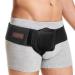 ORTONYX Inguinal Groin Hernia Belt for Men and Women with Removable Compression Pad and Adjustable Waist Strap, Hernia Support Truss for Inguinal, Incisional Hernias, Left/Right Side - Black S/M S/M Black