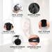 Beautevo Loofah Pack of 4 Large Bath Sponge for Gentle Cleansing & Exfoliating Dense Mesh Shower Puff for Rich Lather Shower Sponge with Hanging Ribbon (Black) - Buy Online on GoSupps.com