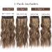 20 22H10-Honey Blonde Mixed Light Brown 20 Wavy Synthetic Hair Extensions - 4PCS - Buy Online on GoSupps.com