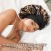 Welrog Silk Sleeping Hood for Women - Night Hair Bonnet with Leopard Pattern & 3 Hair Ties - Perfect Sleep Cap for Healthy Hair - Buy Online on GoSupps.com