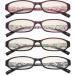 Eyekepper 4 Pack Small Lens Blue Light Blocking Reading Glasses for Women +1.50 - Stylish & Comfortable Computer Readers - Buy Online on GoSupps.com