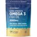 Omega 3 Capsules High Strength 2000mg with 660mg of EPA and 440mg of DHA | 120 Count (2 Months Supply) | Natural Source of Omega 3 Fish Oil | by Horbaach