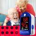 UPGRADE Pulse Oximeter - Oxygen & Heart Rate Monitor for Adults & Children - Large LED Display - Buy Online on GoSupps.com