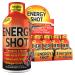 Vitamin Energy Shots Fruit Punch Flavor Up to 7+ Hours of Energy 1.93 Fl Oz 48 Count