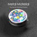 Colorful Round Pill Box - 3 Compartment Travel Organizer for Pills | Portable & Durable - Buy Online on GoSupps.com