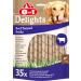 8in1 Delights Beef Twisted Sticks for Sensitive Dogs - Healthy High-Quality Beef Treats 70 Pieces (2-Pack) - Buy Online on GoSupps.com