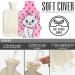 Disney Stitch Hot Water Bottle with Fleece Cover - 1.7/2L Rubber Hot Water Bag - Cosy Pink Marie Gift for Women - Buy Online on GoSupps.com
