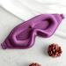 WLLHYF 3D Silk Sleep Mask - Comfortable Adjustable Eye Mask for Deep Sleep - Cute Light Blocking Eye Covers for Men & Women (Purple - Buy Online on GoSupps.com