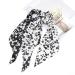Vintage Floral 2-in-1 Chiffon Hair Scrunchies Scarves - 5pcs Set for Women and Girls - Buy Online on GoSupps.com