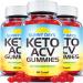 (3 Pack) Sunny Days Keto ACV Gummies - Official Formula Vegan Non Gmo - Sunny Days Keto Plus ACV Gummies Sunny Days ACV Gummies Weight with Apple Cider Vinegar Vitamin B12 Keto ACV (180 Gummies)