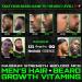 BBS Beard & Hair Growth Vitamins for Men - Maximum Strength 620000mcg Biotin - Collagen, MSM, Keratin, Bamboo Extract - Multivitamin Gummies - Buy Online on GoSupps.com
