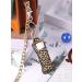 Cow Print Lipstick Holder Keychain Sleeve Set with 10 Metal Chains - Leopard Style - Buy Online on GoSupps.com