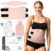 Vikingl-Castor oil pack made of organic cotton with hot water bottle for pain relief for the body castor oil pack for liver-detox cleaning castor oil compress set on the stomach and neck castor oil wrap