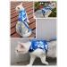 Yizhi Miaow Adjustable Cat Harness and Leash in Blue Camo - XL 11LBS - Escape Proof Vest Harness for Stylish Cat Walking - Buy Online on GoSupps.com