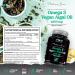 Vegan Omega 3 Algae Oil 1300mg - High Strength DHA - 90 Vegan Softgels with Vitamin E - Plant Based Omega 3 Supplement - Buy Online on GoSupps.com