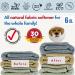 Organic Wool Dryer Balls - XL Handcrafted Puppy Dog Design | Reusable Eco-Friendly Laundry Softener | 6 Pack Natural Fabric Softener - Buy Online on GoSupps.com