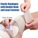 2 Pack Cotton Elastic Bandages 4'' x 15' - Premium Latex-Free Reusable Wraps for Foot Wrist Ankle & Knee Support - Buy Online on GoSupps.com