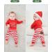 Baby's First Christmas Romper Set - Red Stripe Pants & Hat - 3-6 Months - Buy Online on GoSupps.com