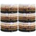 Hair Ties for Women Girls, Funtopia 30 Pcs Elastics Hair Bands Ponytail Holders for Thick Hair, No Damage No Crease Hair Elastics (Black/Brown/White/Beige/Coffee) 1.Neutral