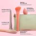 Docolor 17Pcs Morandi Makeup Brushes Set with Bag, Sponge & Protector - Professional Face Powder Blush Eye Shadow Kit - Premium Gift Box - Buy Online on GoSupps.com