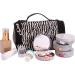 TreaHome 2 Pack Contact Lens Case - Leak-Proof Travel Kit with Cleaner, Holder, Tweezers & Remover Tool - Rose Gold - Buy Online on GoSupps.com