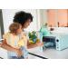 Mepal Toddler Learning Plate - BPA Free & Dishwasher Safe Children's Dishes in Deep Turquoise | International Shipping Available - Buy Online on GoSupps.com