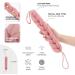 TADA Natural Beauty Back Loofah Scrubber with Handle - Exfoliating Pink Sponge for Shower & Body Care | International Shipping Available - Buy Online on GoSupps.com