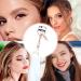Samuliy Eyelash Curler for Eyelashes Eyelash Curler Fishtail Shape Eyelash Curler Portable Makeup Accessories Beautiful Ergonomic Eyelash Tools for Opening Eyes and Raised Eyelashes A4 Electroplated Rose Gold With Black Comb Rose - Buy Online on GoSupps.com