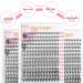 HxyGogo Wispy Fluffy Lash Extensions 10D Cluster DIY Eyelash Extensions 280 pcs - Natural Look, Reusable Individuals - 8-16MM D Curl - Buy Online on GoSupps.com