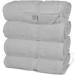 Chakir Turkish Linens Turkish Cotton Luxury Hotel & Spa Bath Towel Set - White (Set of 4) - Buy Online on GoSupps.com