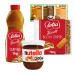 Dessert Bundle Includes Biscoff Topping Sauce (1kg) Biscoff Biscuit Crumbs (750g) and Nutella Hazelnut Chocolate Spread (200g) with Go2 Groceries Recipe Cards Biscoff Topping Sauce Biscoff Biscuit Crumbs & Nutella