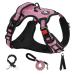Nestroad dog harness medium-sized dogs pink size m anti-pull dishes for dogs medium neck circumference 33 43cm breast circumference 43 64cm dog safety belt safety harness dog padded m neck33-43cm breast 43-64cm pink