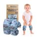 Simply Kids Baby Knee Pads for Crawling (2 Pairs) | Protector for Toddler Infant Girl Boy Shark_unavailable