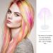Lurrose 1 Set hair color highlighter cap hair tinting dye hat highlight colour hat hair tinting bowl DIY plastic dye Dyeing Color Tool clamshell hair dye bowl conditioning Stainless steel Pink - Buy Online on GoSupps.com