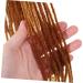 POPETPOP Dirty Little Braids Dreads Extensions Human Hair Unisex Dreadlock Wig Natural Wig Dreadlock Extension Dreadlock Crochet Hair Men and Women High Temperature Wire Felt Universal 90X8CM Brown - Buy Online on GoSupps.com