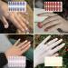 TSHAOUN 20 Sheet Nail Stickers - Glitter Self-Adhesive Nail Foils & 2 Nail Files for DIY Fashion Decoration | International Shipping - Buy Online on GoSupps.com