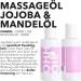 Loovara Premium Massage Oil 100ml - Vegan & Natural Jojoba & Almond Oil Moisturizing Microplastic-Free Made in Germany - Buy Online on GoSupps.com